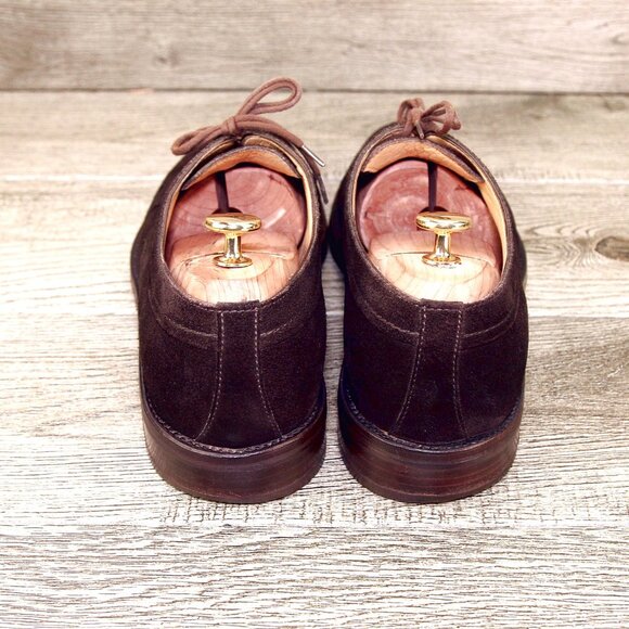 $695 Arthur Beren GRAVATI Blucher 9.5 N Narrow Brown Suede 15445 * add $15 Trees main image 15